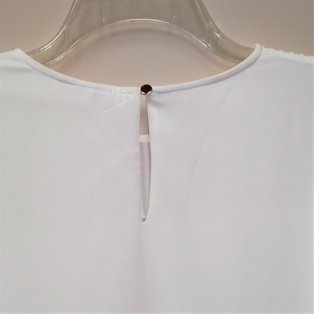 Roz & Ali Cream Blouse - Picture 5 of 5